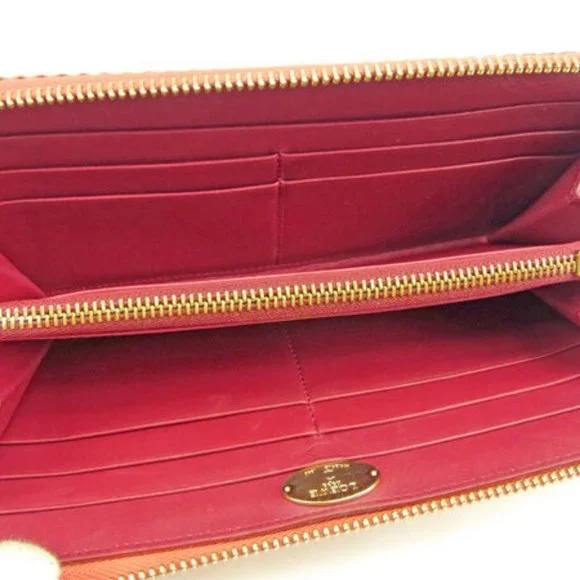 Loewe Wallet Purse Monogram Mini Agenda Red Woman unisex Authentic Used Y6596 - Picture 2 of 6